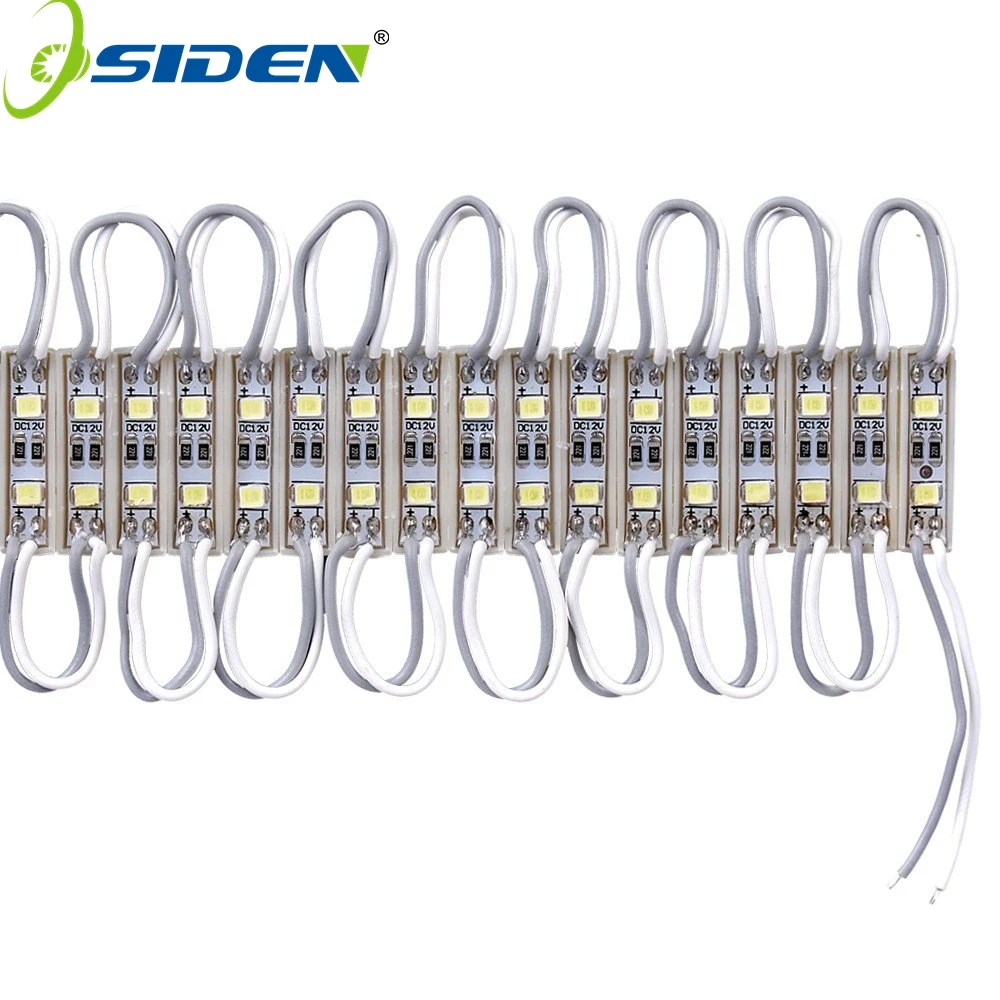 OSIDEN 1000pcs SMD 2835 2leds Module Small Size 26*7mm Led Module Mini Led Module  DC12V Waterproof IP65 For Led Channel Letter