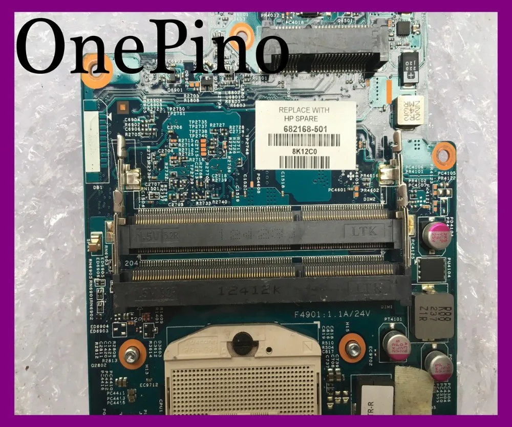 682168-001 682168-501 For HP Pavilion DV6-7008TX DV6-7030TX DV6-7000 Motherboard HM77 DDR3 GT630M 1GB