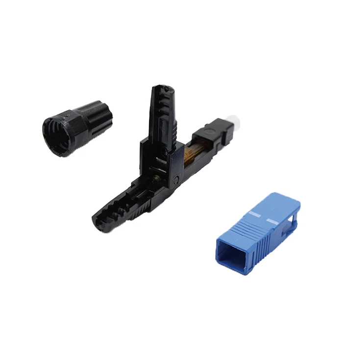 

10 pcs/lot FTTH SC/UPC SM Fiber Optic Field Assembly Fast Connector Quick Connector