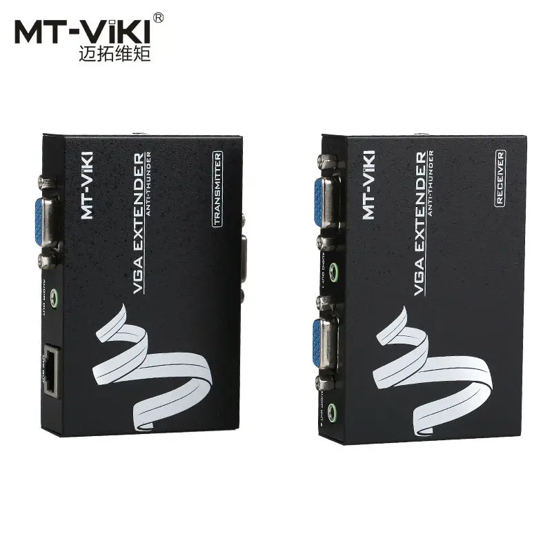 MT-Viki 50m VGA Video Audio Extender Repeater over UTP Single RJ45 CAT 5e / 6 LAN Cable