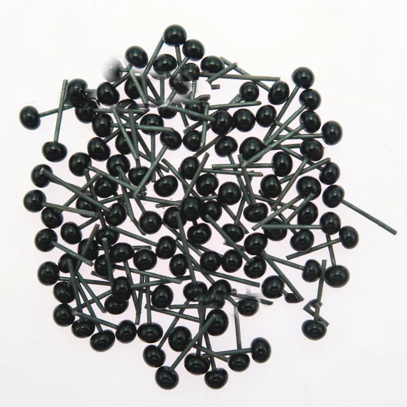 150Pair 2/3/4MM Wełna do filcowania Wełna Roving Fiber Idealna w filcowaniu na mokro i igłach Lalka Miś Użyj akcesoriów Oczy
