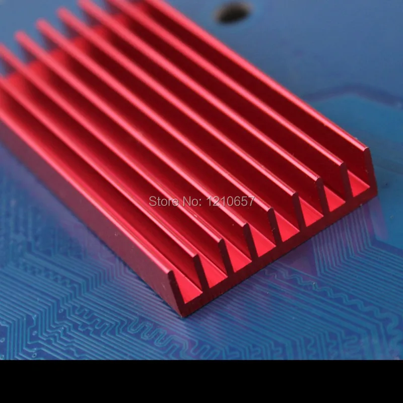 20pieces lot 60x30x8mm Aluminum Radiator Aluminum Heat Sink Electronic Power Amplifier Heat Sink