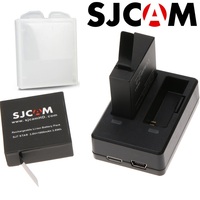 SJCAM Accessories Original SJ7 Star Batteries Rechargable Battery 3 Slot/Dual Charger Battery Case For SJCAM SJ7 Action Camera