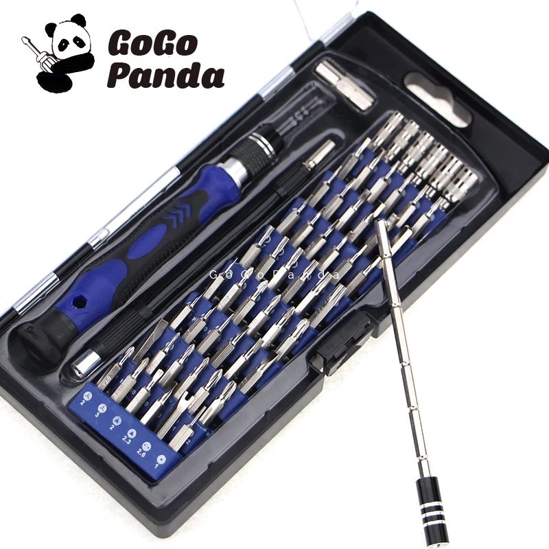 Free Shipping 2017 New 54 In 1 Precise Manual Tool Set Magnetic Screwdriver Set Multifunction Interchange-able Phone Repair Tool