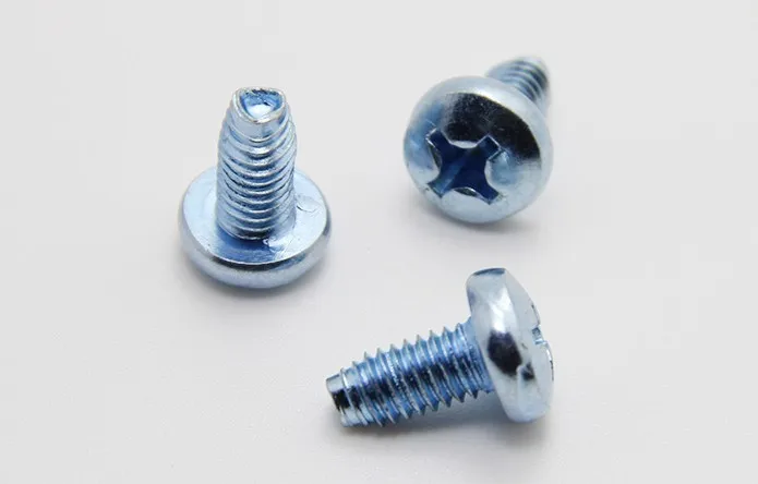 30pcs/lot M5*8-M5*25 carbon steel round head triangular teeth screw pan head phillips self tapping screw hardware fastener72