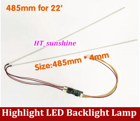 

20PCS-High Quality 485mm 22" 22inch Adjustable brightness led backlight strip kit,Update inch LCD ccfl panel to LED backlight