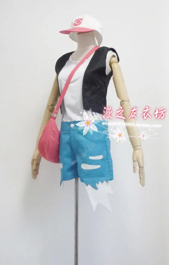 

Black and White Versions Touko Cosplay Costume with hat and bag 110