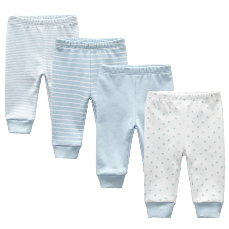 

3/4PCS/LOT Baby Boy Legging Solid 0-12M Newborn Baby Pants Spring Autumn Summer Winter Cotton Infant Pants Baby Gril Pants