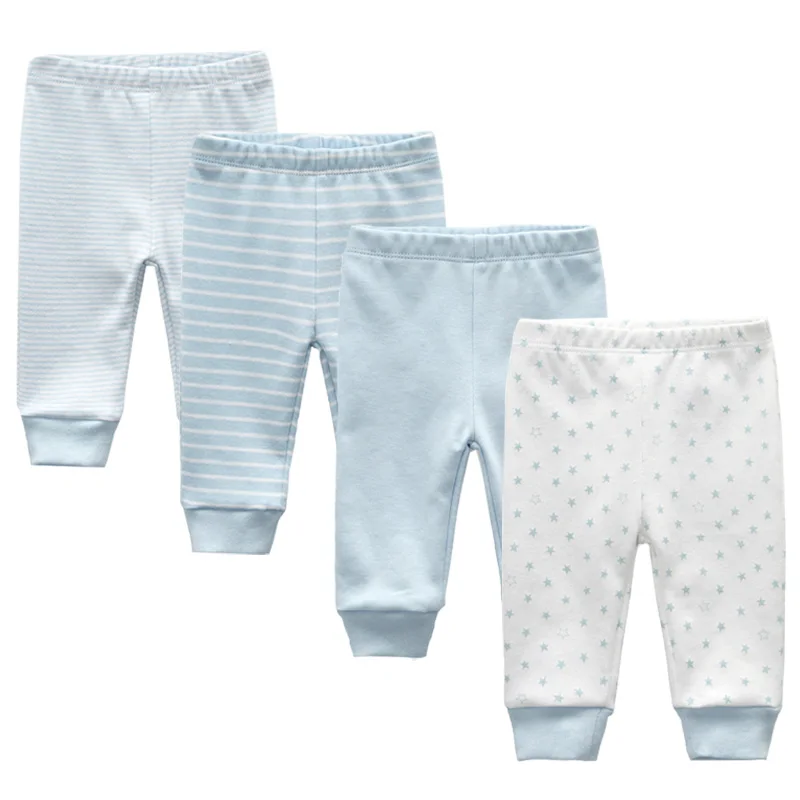 3/4-pack autumn baby leggings Newborn Baby Pants Cotton Infant Pant Baby Trousers 0-12M Boy Clothes