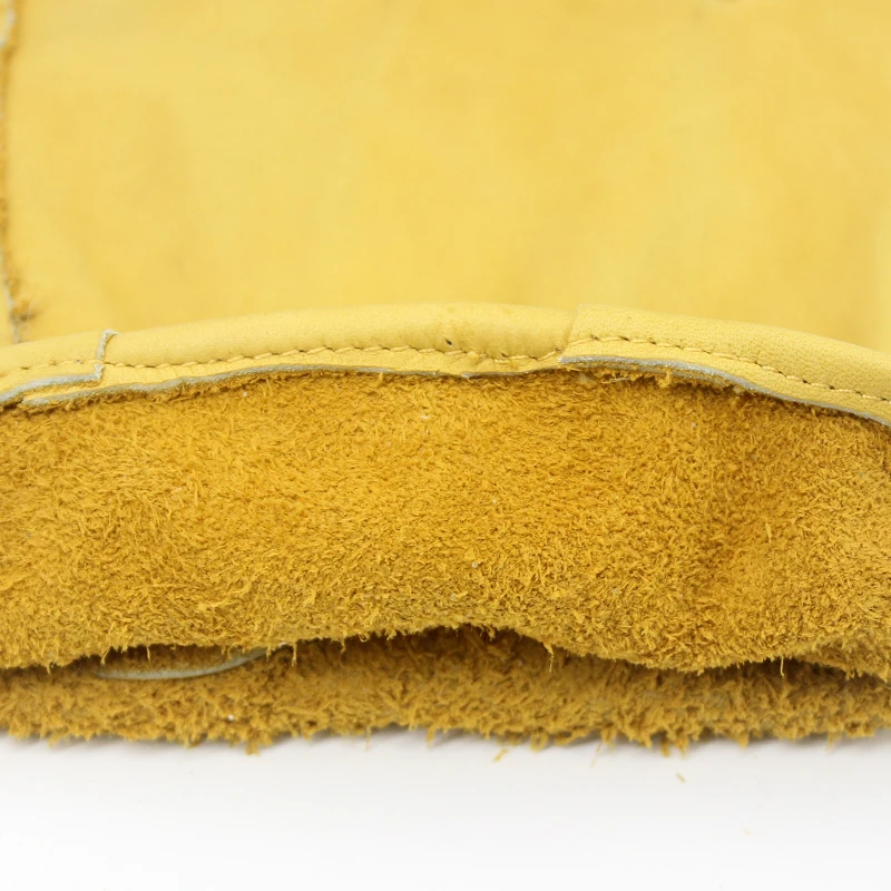 Guantes de trabajo con parche de Palma de cuero para hombres y mujeres, conducción duradera, Gardenging, motocicleta, cuero fuerte, por OLSON DEEPAK