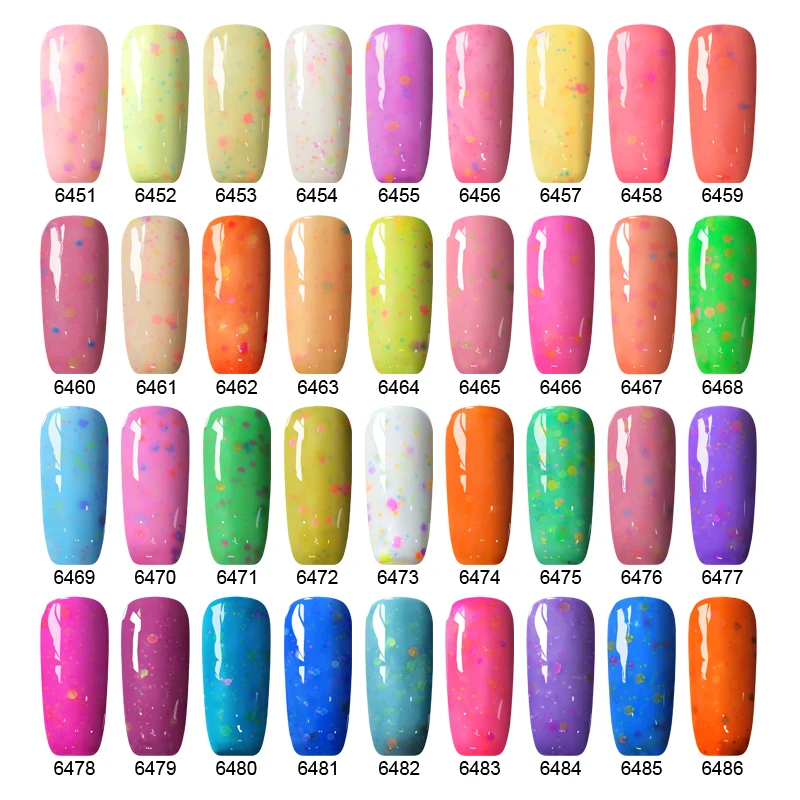 

6 Pcs/Lot ibdgel Brand Candy Cheese Gel LED UV Polish Set Kit Nails Gel Professional Lacquer Primer Nail Acrylic High Quality