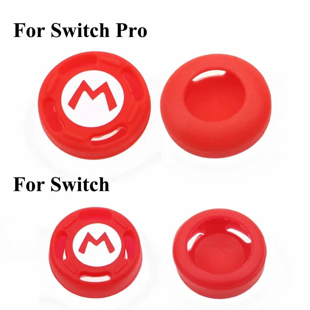 YuXi 4pc For Switch Joy Con Thumb Grip Caps For Switch Pro Controller Joystick Cap Analog Stick Button For PS4 for XBOX 360