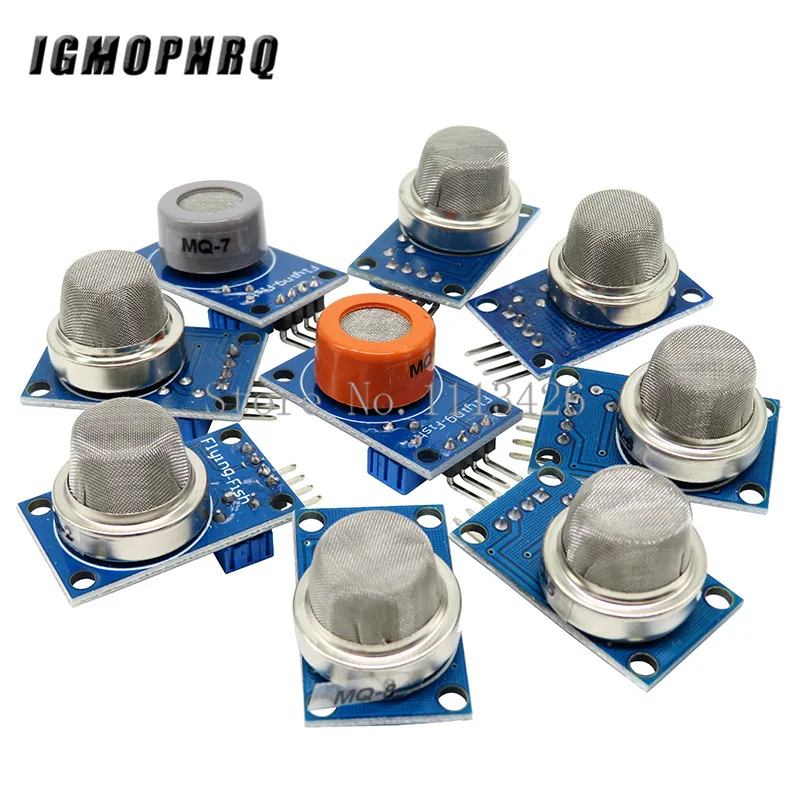 MQ-2 MQ-3 MQ-4 MQ-5 MQ-6 MQ-7 MQ-8 MQ-9 MQ-135 Detection Smoke methane liquefied Gas Sensor Module for Arduino Starter DIY Kit