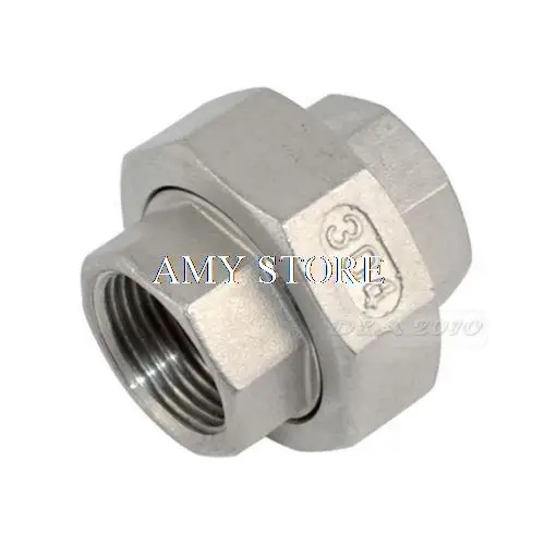 3/4 "Dễ Uốn Thẳng Liên Coulping Ống Thép Không Gỉ SS304 F/F BSP Dây Chuyền