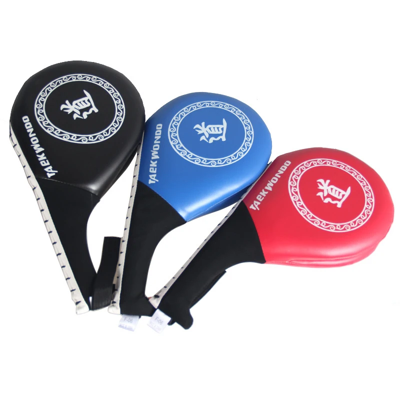 1pcs Taekwondo Hand Racket Kick Target Punching Pads Karate Kickboxing Paddle MMA Boxing Accessories 3 Colors