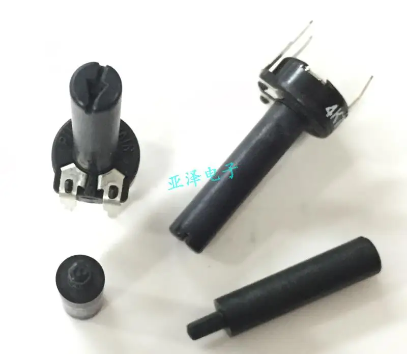 

5pcs PT10 Spain trimmer potentiometer, rotary handle, 20MM adjusting lever, 6 corners, inner hole adjustable resistance hand