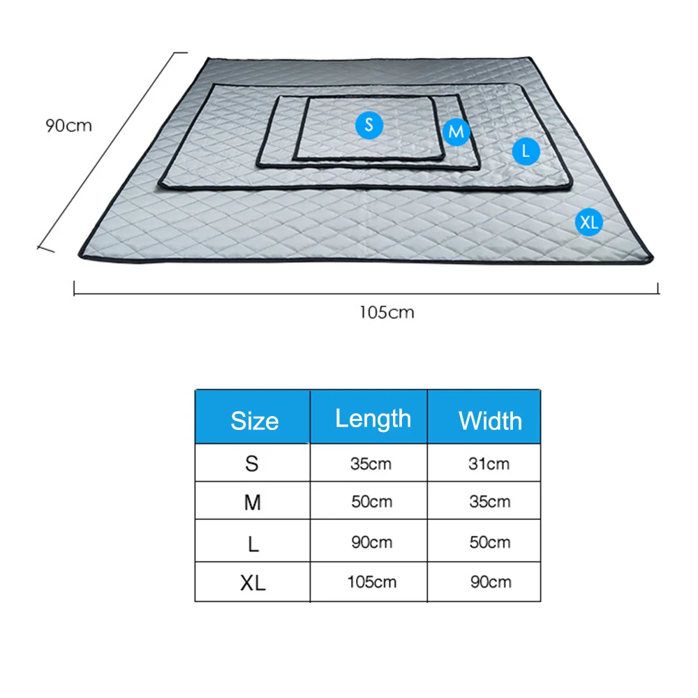 FOCUSIGN 1pc anti-skid Pet Mat Cushion Pets Cushion Dog Cat Mattress Pad Easy Clean comfortable Mat Cushion Car Seat Travel Easy