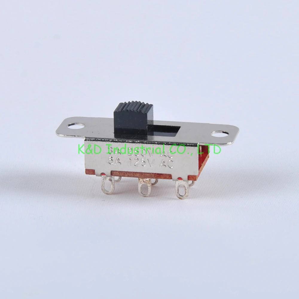 

10pcs Mini Miniature ON-OFF-ON Slide Switches DPDT 6pin Solder Tags Volume Control DIY