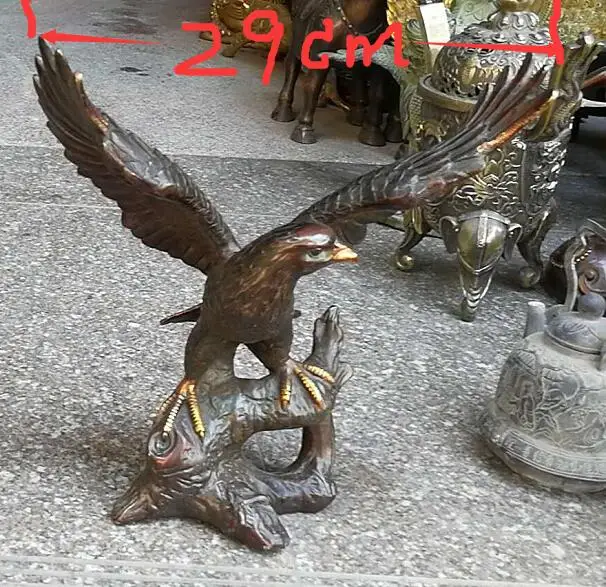 Blessings of Bronze Statue, Grand Exhibition Eagle 32CM