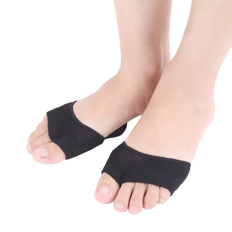 1 Pair Girls Women Belly Ballet Half Shoes Split Soft Sole Paw Dance Feet Protection Toe Pad well Non-slip invisible boat socks