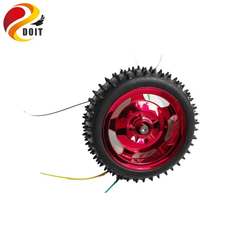 Um conjunto de acessórios para chassi de carro robô com largura da roda de 85 mm 31 mm, motor de 25 mm, acoplamento de cobre, suporte do motor, parafuso