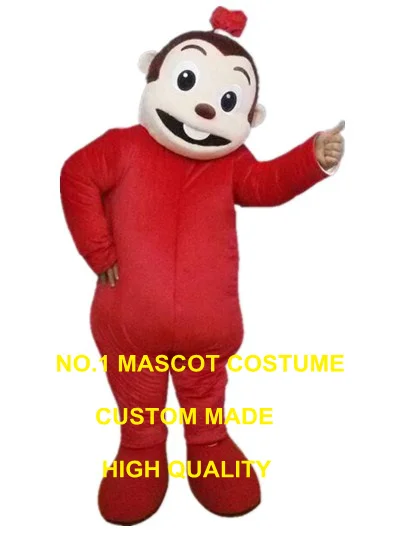 

red monkey mascot costume custom cartoon character cosplay adult size carnival costume 3147