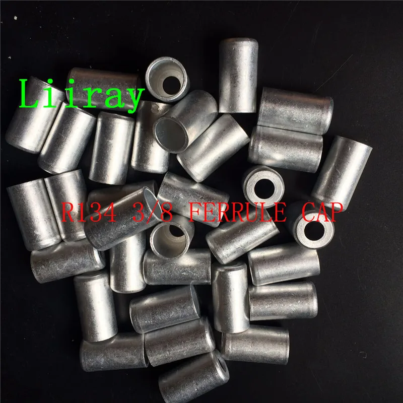 R134  3/8'' Aluminum Sleeve ferrule Cap Cover for Auto Air Conditioning Tube,ac parts