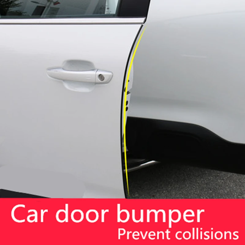 

Car Anti Collision Side Door Edge Guard Rubber Bumper Protection Sticker Strip exterior decoration for VW jetta psaaat golf MK6