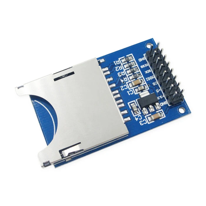 1ชิ้นร้อนขายการอ่านและการเขียนโมดูลSDการ์ดสล็อตโมดูลซ็อกเก็ตอ่านMCU ARM