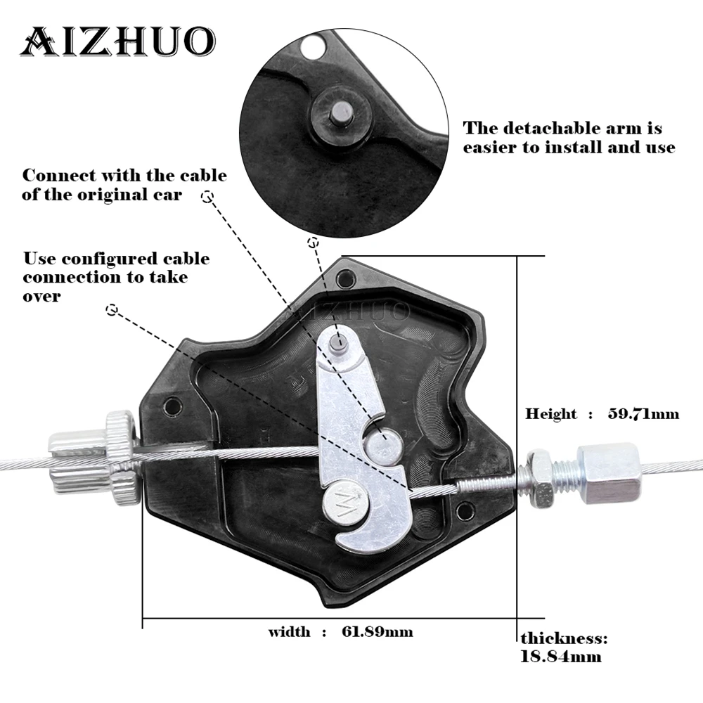 Motorcycle Stunt Clutch Lever Easy Pull Cable System For Honda CB600F CBF600 SA 1000 A CBR600F CBR 600F 600 F hornet 250 - view 3