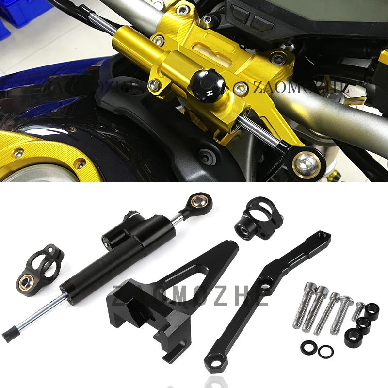 Aluminiowy CNC do motocykla ze stopu stabilizator tłumik kompletny uchwyt montażowy dla yamaha MT09 MT-09 2013 2014 2015 2016 2017