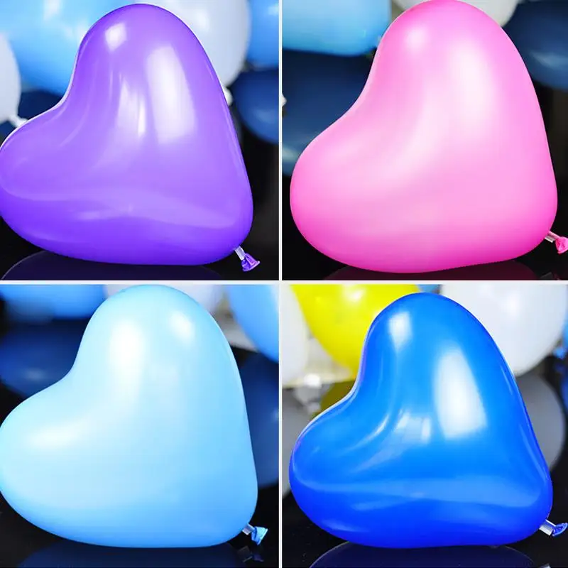 10pcs specials wedding bridal love balloon wedding room set-up and furnishing of heart-shaped Birthday balloons wholesale