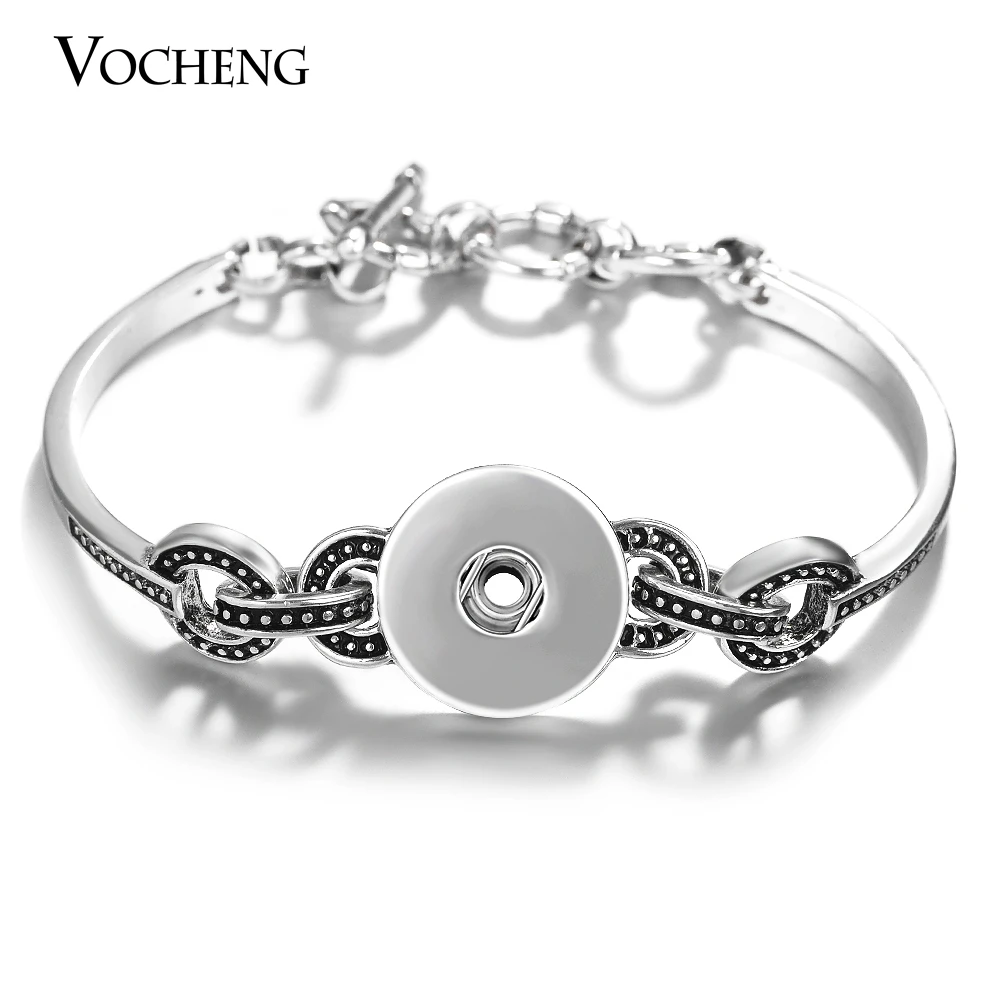 

10pcs/lot Wholesale Vocheng Snap Button Interchangeable Charms Bracelet Fit 18mm Jewelry NN-489*10 Free Shipping