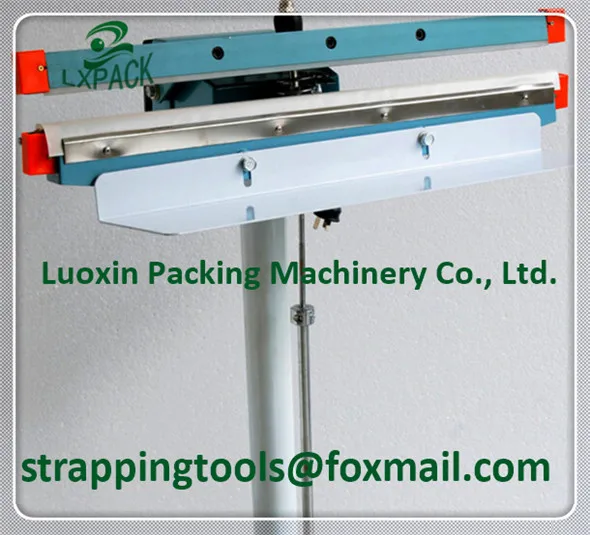 LX-PACK Lowest Factory price heating sealer Aluminum structure 300-1400m pedal sealer band sealer kraft paper bag heat sealer