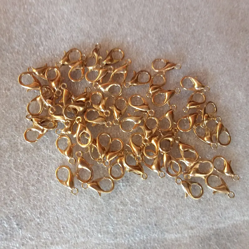 

500pcs Fashion Jewelry Findings,Alloy Antique Bronze/gold/kc Gold/Rhodium Lobster Clasp Hooks For Necklace&bracelet