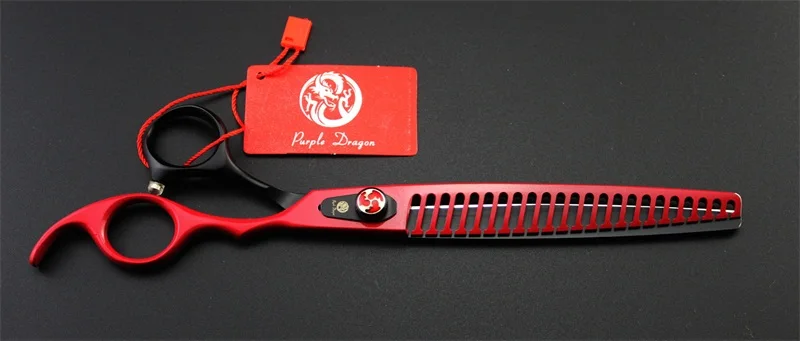 Imagem -04 - Qualidade Superior Japão 440c Profissional Polegada Pet Tesoura para o Cão Grooming Desbaste Tesouras Borda Afiada Animais Ferramentas de Corte Cabelo