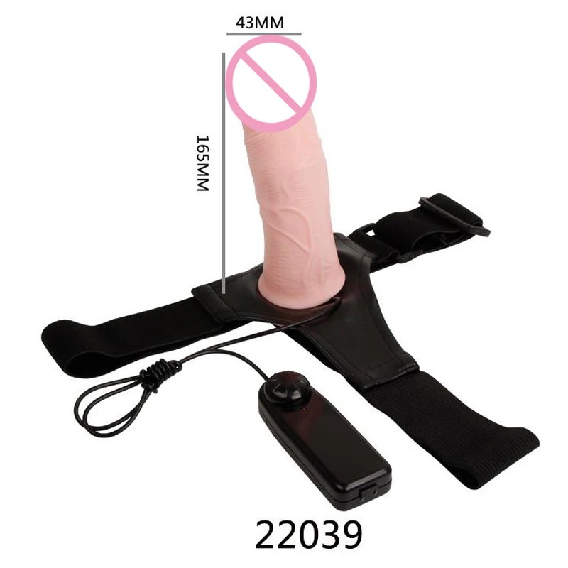 ผลิตภัณฑ์ขนาดใหญ่ที่สมจริงสาย Dildo ซิลิโคน Hollow Dildo Strapon Harness อวัยวะเพศชาย Enlarger Extender เพศของเล่นสำหรับ Man เกย์