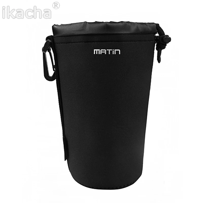 Новый матовый неопреновый мягкий защитный чехол для объектива камеры размера M, чехол для Canon Nikon Sony, высокое качество