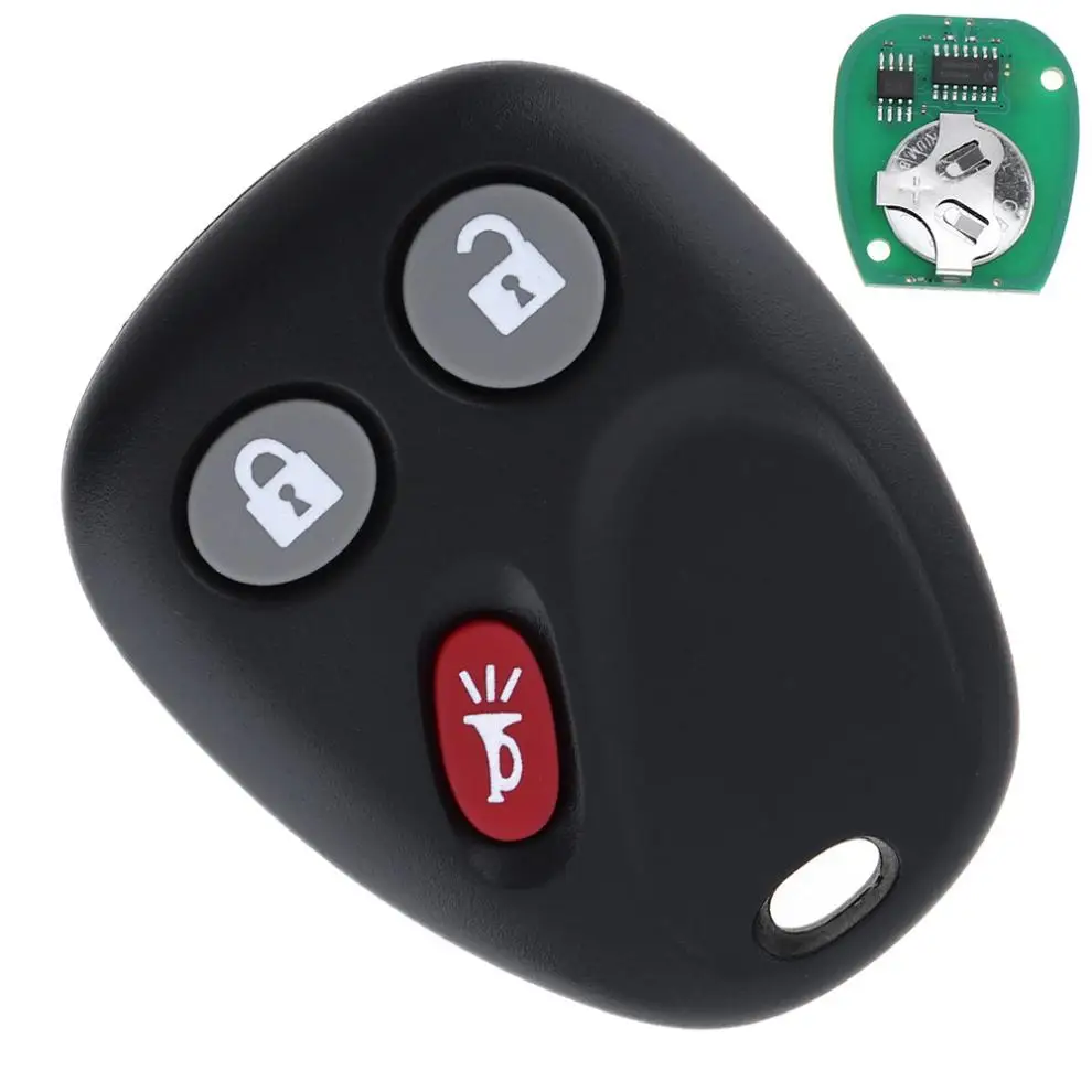 

315Mhz PP 3 Buttons Keyless Car Entry Remote Key Fob LHJ011 With Battery For GM Tahoe Silverado Yukon Sierra