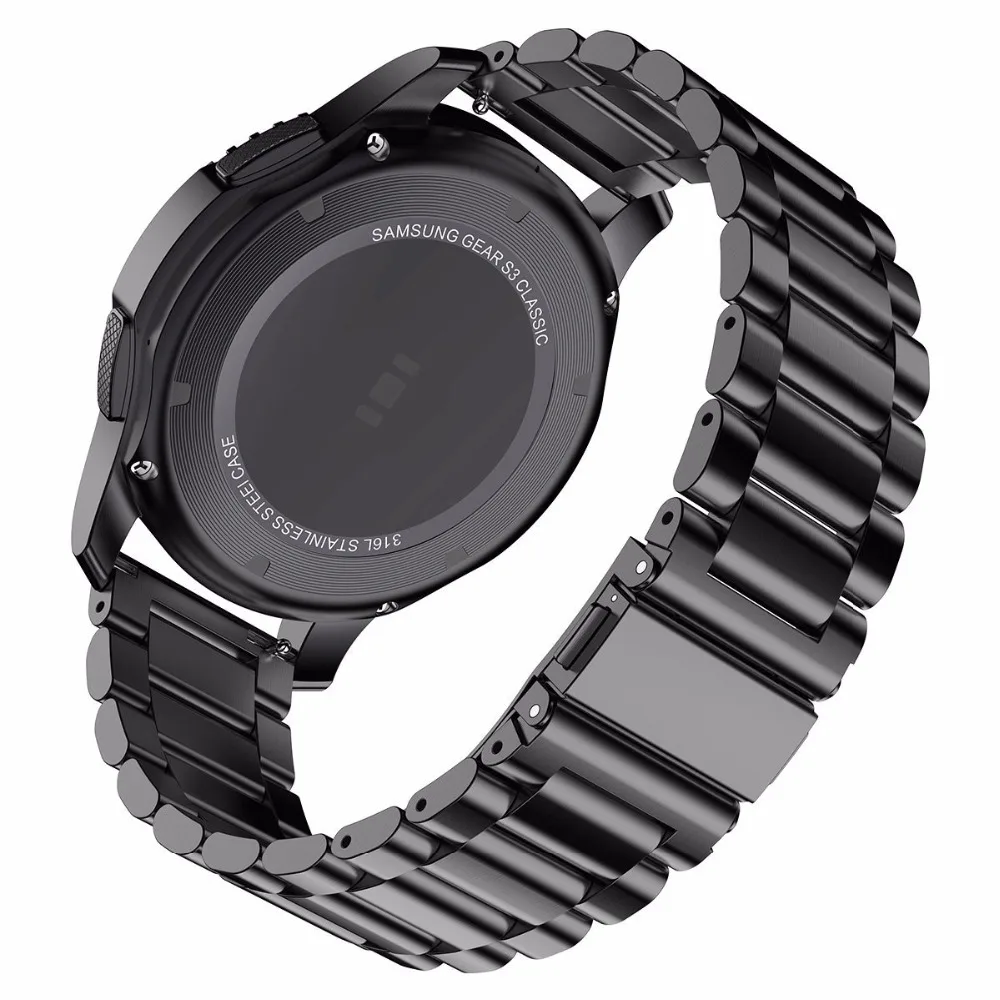 18 20 22 24 mm Voll-Edelstahl-Armband für SAMSUNG GEAR S3 S2 Classic Straps Galaxy Watch 42 46 mm Huawei Watch 2 Pro/GT – Detail 13