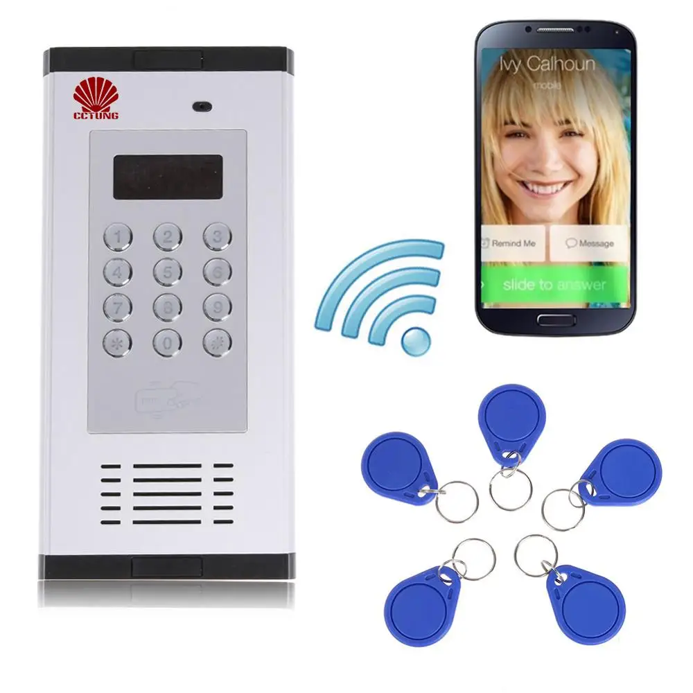 apartamento intercom sistema de controle de acesso controle remoto abridor de portao suporte para porta aberta por chamada telefonica comando rfid sms 3g gsm 01