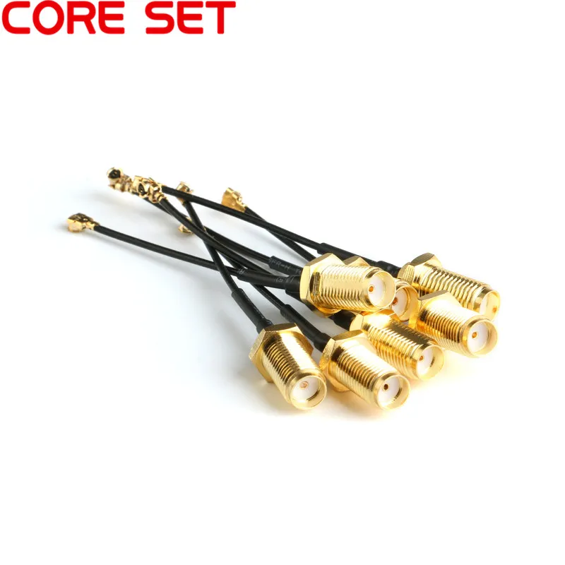 5pcs SMA Connector Cable Female to uFL/u.FL/IPX/IPEX RF Or NO Connector Coax Adapter Assembly RG178 Pigtail Cable 1.13mm IPEX 1