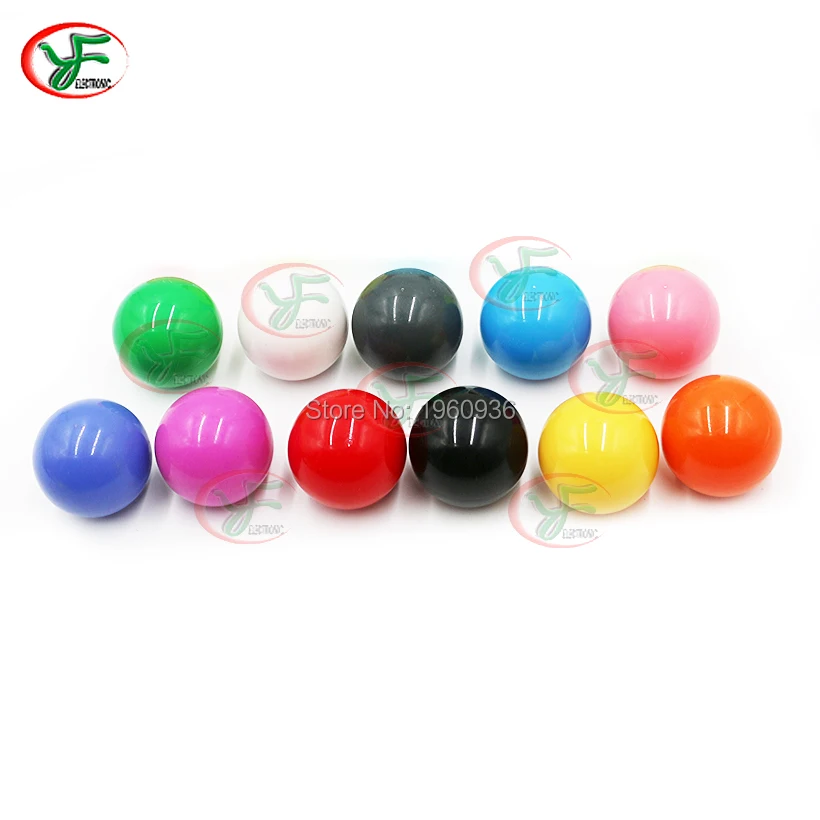 One Replacement TopBall Bat Top Ball Round Knob  ZIPPY SANWA SEIMITSU Jamma Light Led Arcade Joystick Crane Game Machine Parts