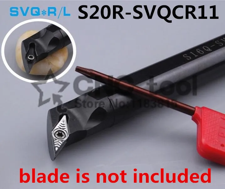 S20R-SVQCR11/ S20R-SVQCL11 ,117.5 Độ Nội Bộ Dụng Cụ Xoay, Dụng Cụ Mài Dao Nhàm Chán Thanh Tiện CNC Công Cụ, dụng Cụ Máy Tiện Máy