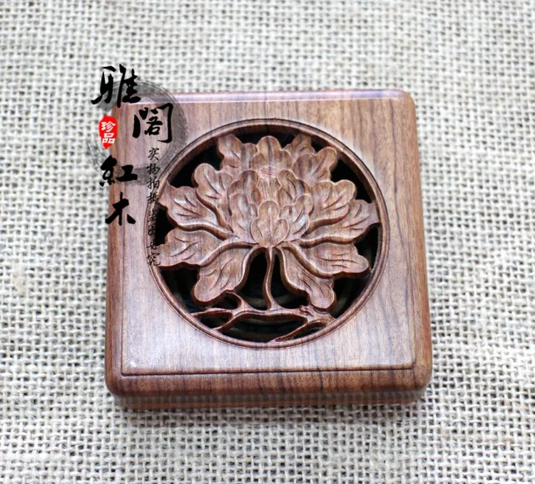 Factory direct mahogany wood box incense coil incense incense box wooden box wholesale vaporizer