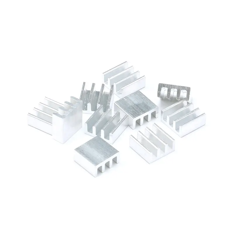 10 pcs 11*11*5.5 มม. ฮีทซิงค์ Cooling Fin หม้อน้ำอลูมิเนียม Cooler ความร้อนสำหรับชิป, LED Power IC ทรานซิสเตอร์, โมดูล PBC