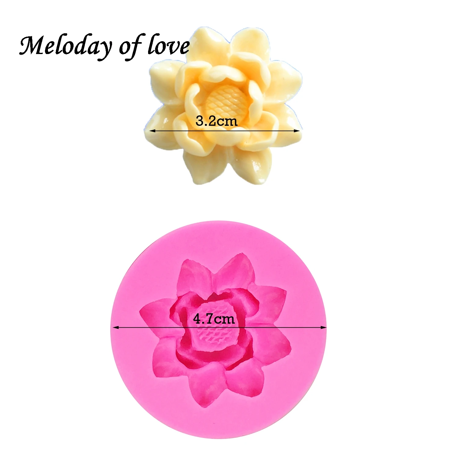 3D Flowers chocolate wedding cake decorating tools DIY fondant silicone mold Resin Clay Soap Mold wholesale T0175