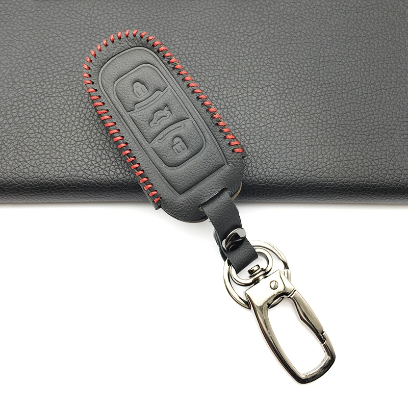 2019 Praise 100% Leather Case Cover For Geely Atlas Boyue NL3 Emgrand X7 EmgrarandX7 EX7 SUV GT GC9 Borui Car Remote Key Case