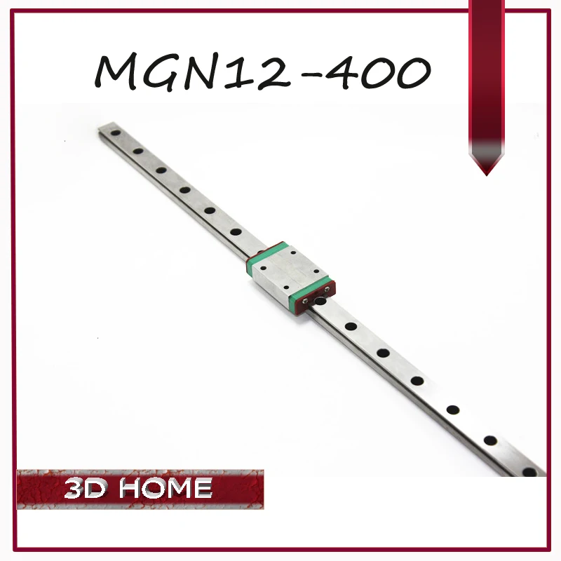 

3PCS Kossel for 12mm Linear Guide MGN12 L 400mm linear rail + MGN12H Long linear carriage for CNC X Y Z Axis 3d printer part