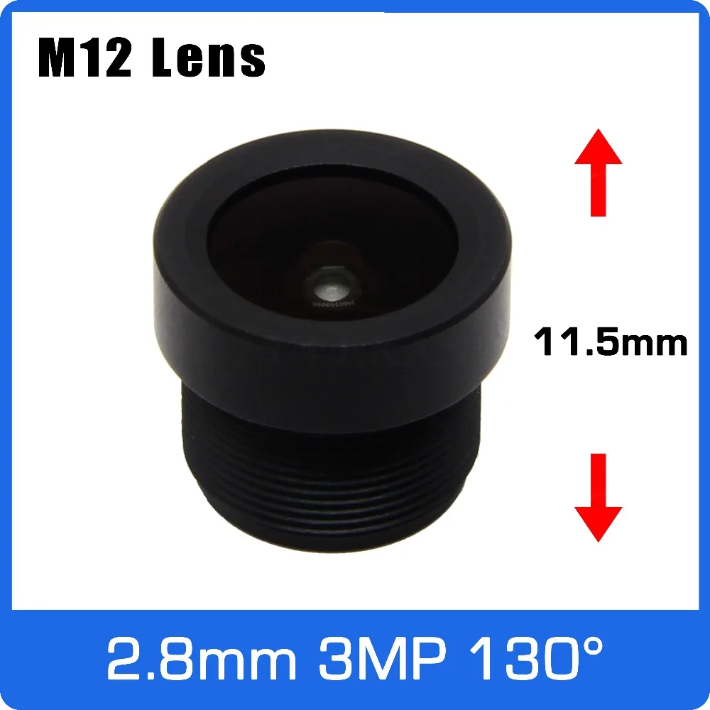 

3Megapixel 2.8mm CCTV Short Length Lens 130 Degree Wide Angle For SONY IMX323 WIFI Camera/Car Driving Recorder/Video Doorbell